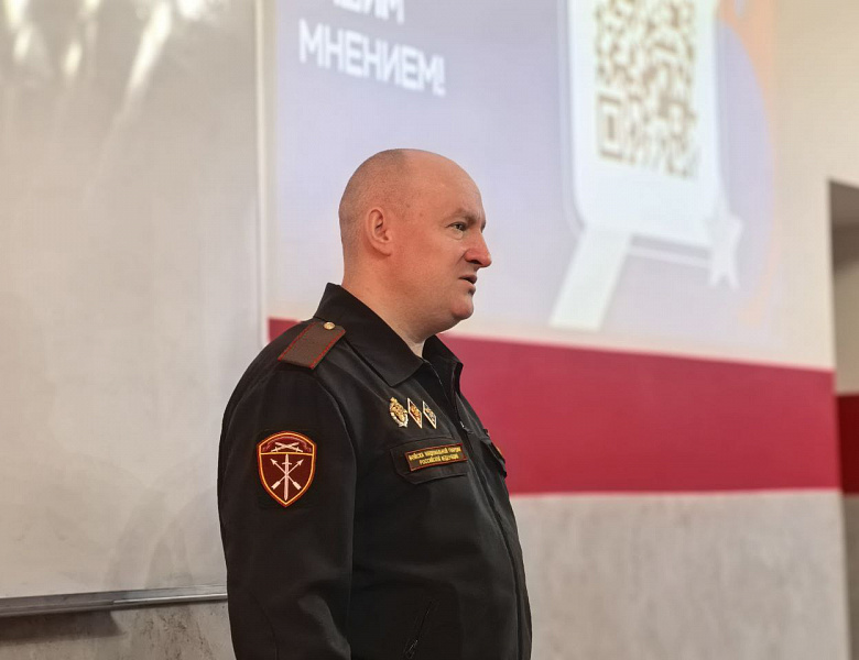 Встреча с ветераном боевых действий Е.А. Дорошенко