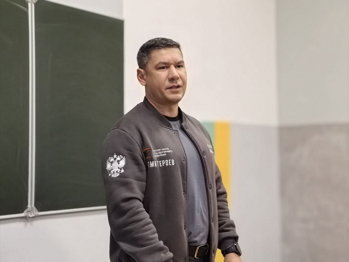 Встреча с ветераном боевых действий В.А. Быковым